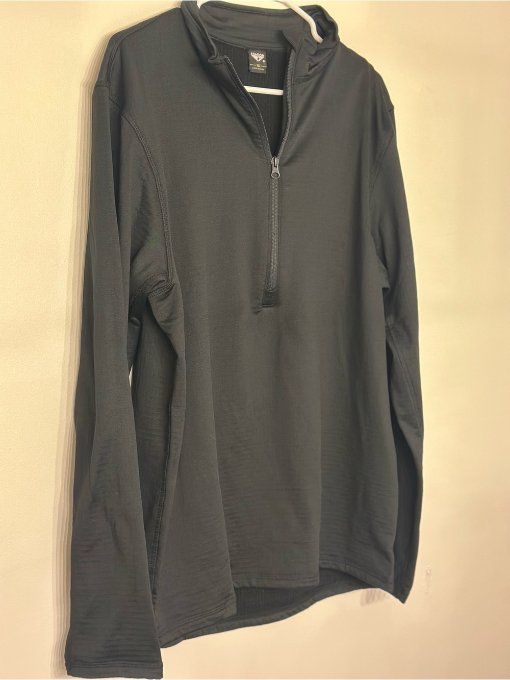 Condor Black Tactical Quarter Zip Pullover Shirt XL